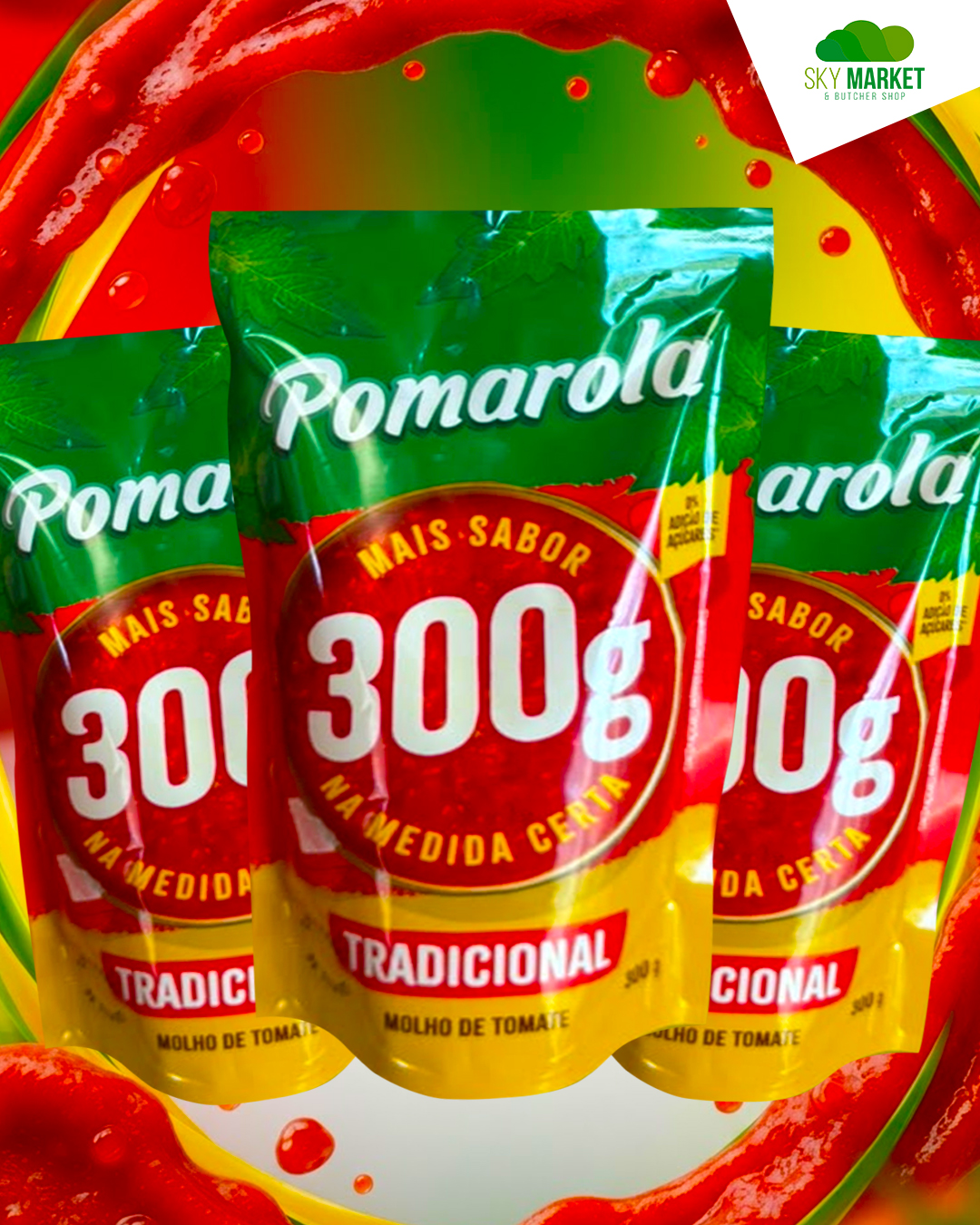 Molho de Tomate Pomarola 300g