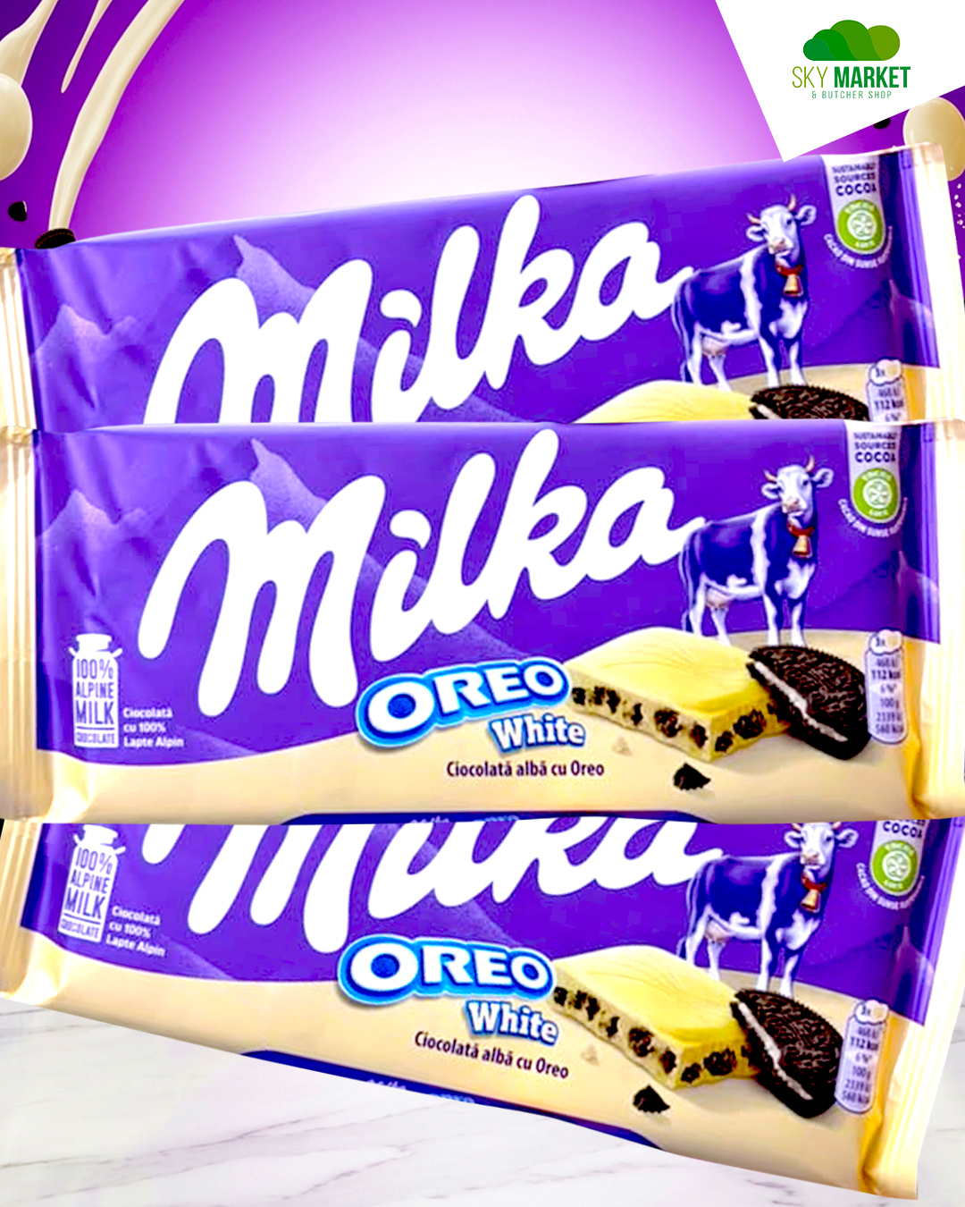 Milka Oreo White